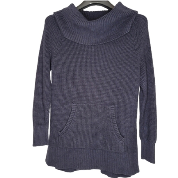 Michael Kors Sweaters - Michael Kors Grey Ribbed Cowl Neck Knit Sweater
